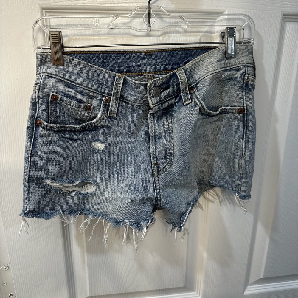 Women’s Levi's Light Blue Jean Shorts